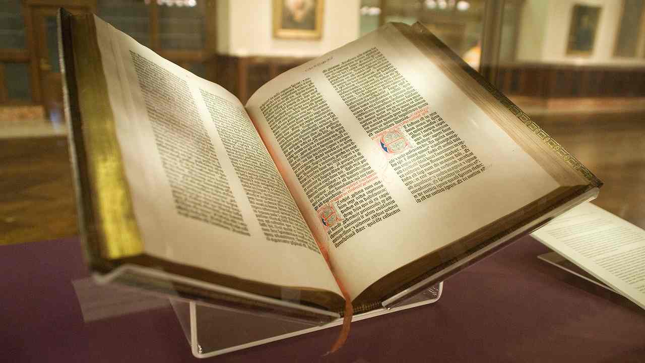 bíblia de Gutenberg sua história