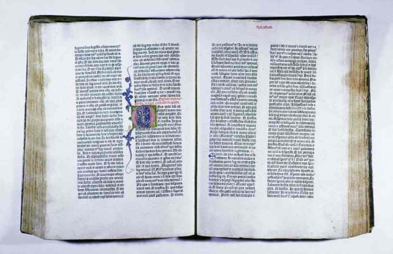 bíblia de gutenberg em 42 linhas